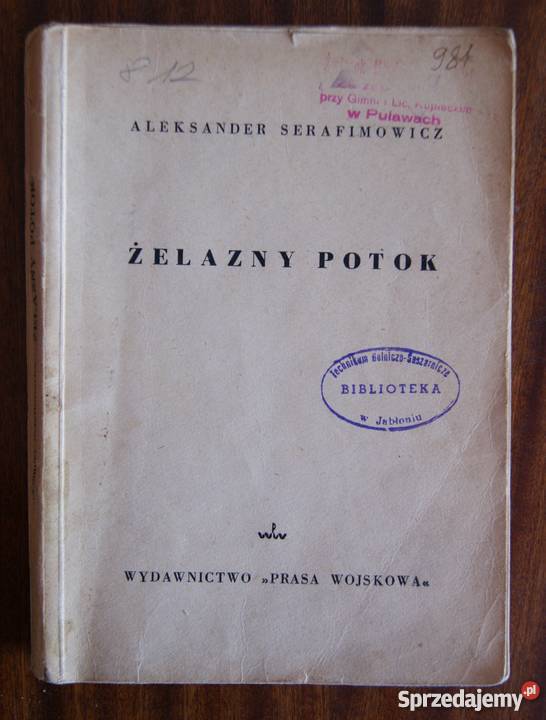 Aleksander Serafimowicz Żelazny potok 1948