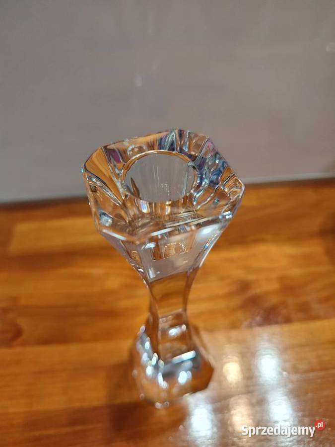 Świecznik szkło kryształowe VilleroyBoch Legnica