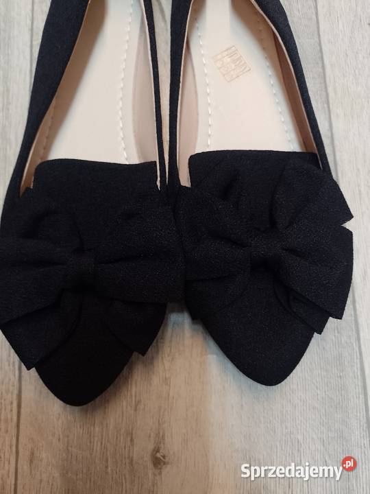43 Czarne Mega wygodne baleriny mokasyny letnie Obuwie sprzedam