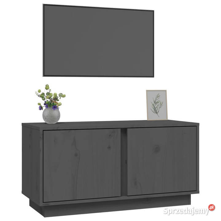 Szafka pod telewizor szara 80x35x405 lite drewno Warszawa sprzedam