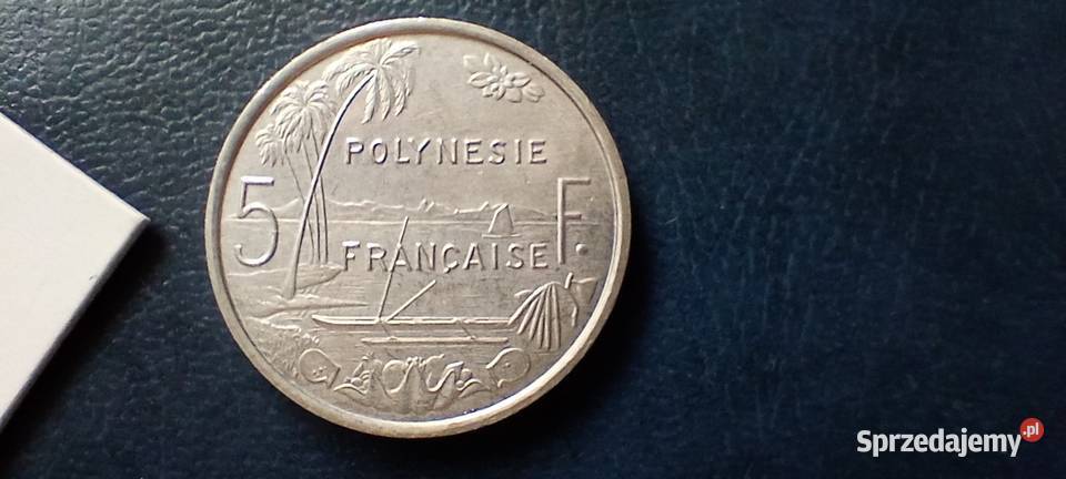 Stare monety 5 frank 1994 Polinezja Lesko