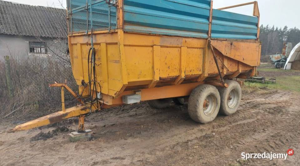 Przyczepa skorupowa rolland 12t Przyczepy rolnicze Łomża