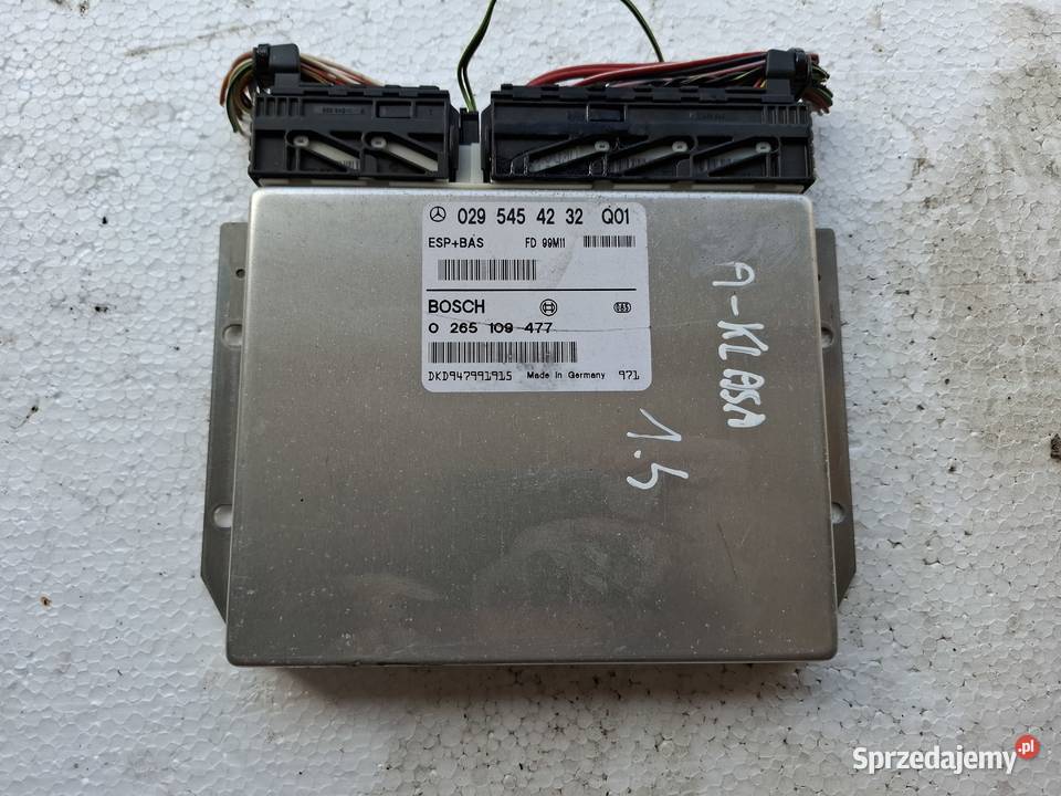 Sterownik Moduł ESP Mercedes AKlasa W168