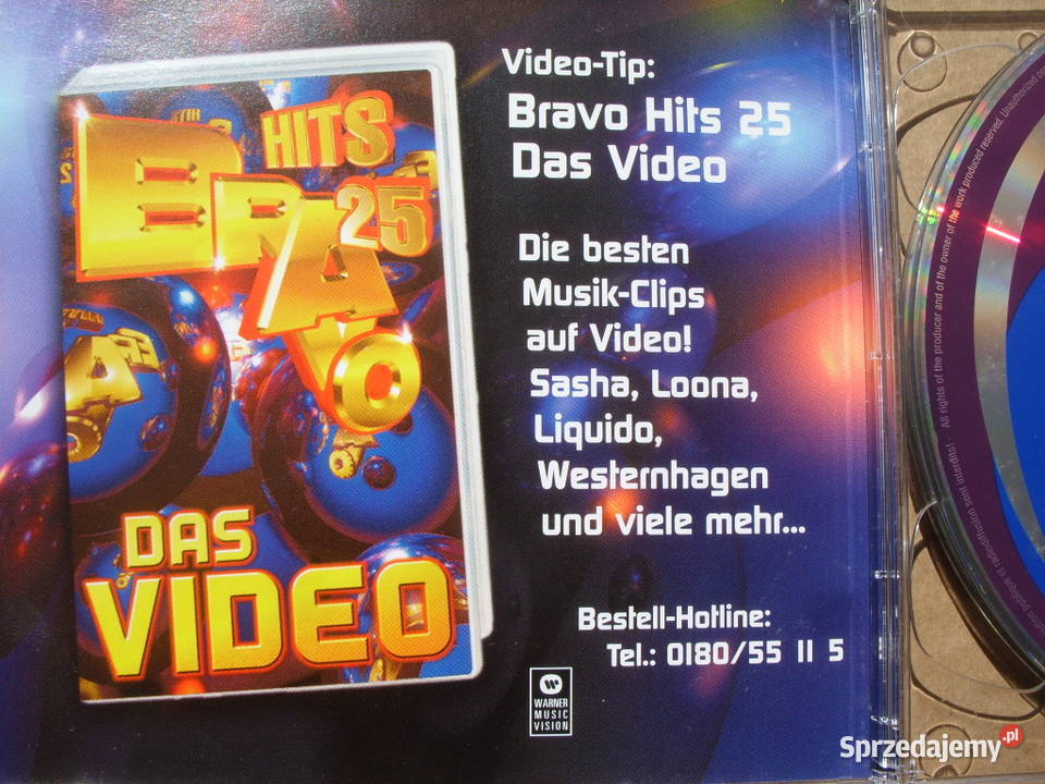 Plyta CD skladanka BRAVO HITS 25 2 CD 1999 R CD Wołów