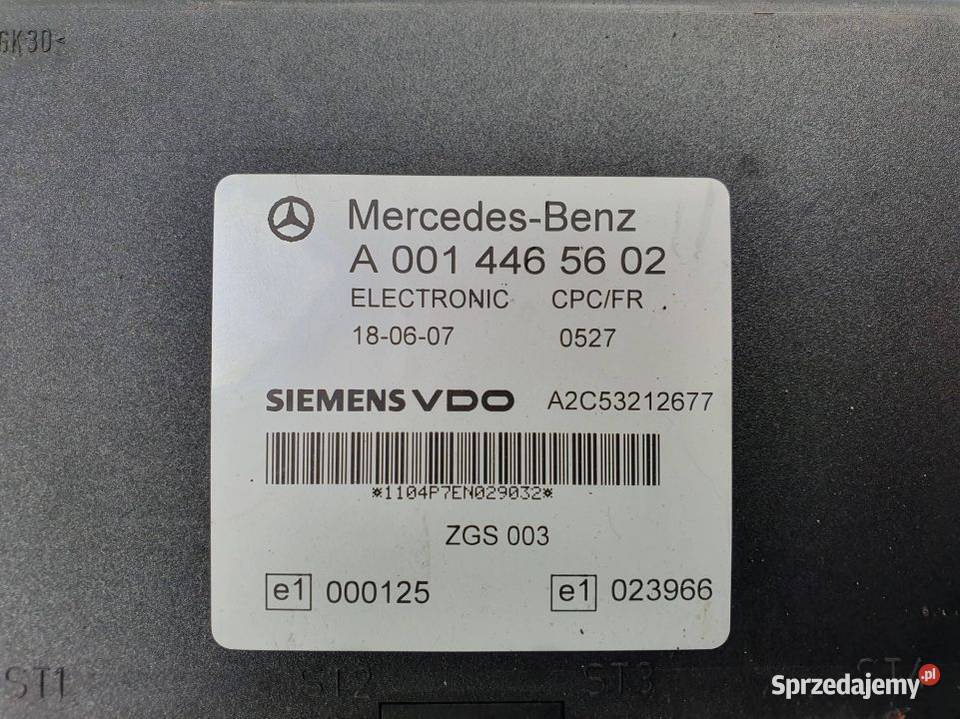 MODUŁ MERCEDES ATEGO 1224L A0014465602 kujawsko-pomorskie