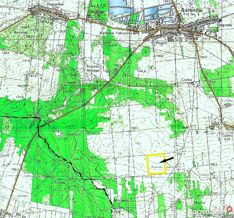 Kopalnia piasku w Baranowie S17 pow Puławski Baranów sprzedam