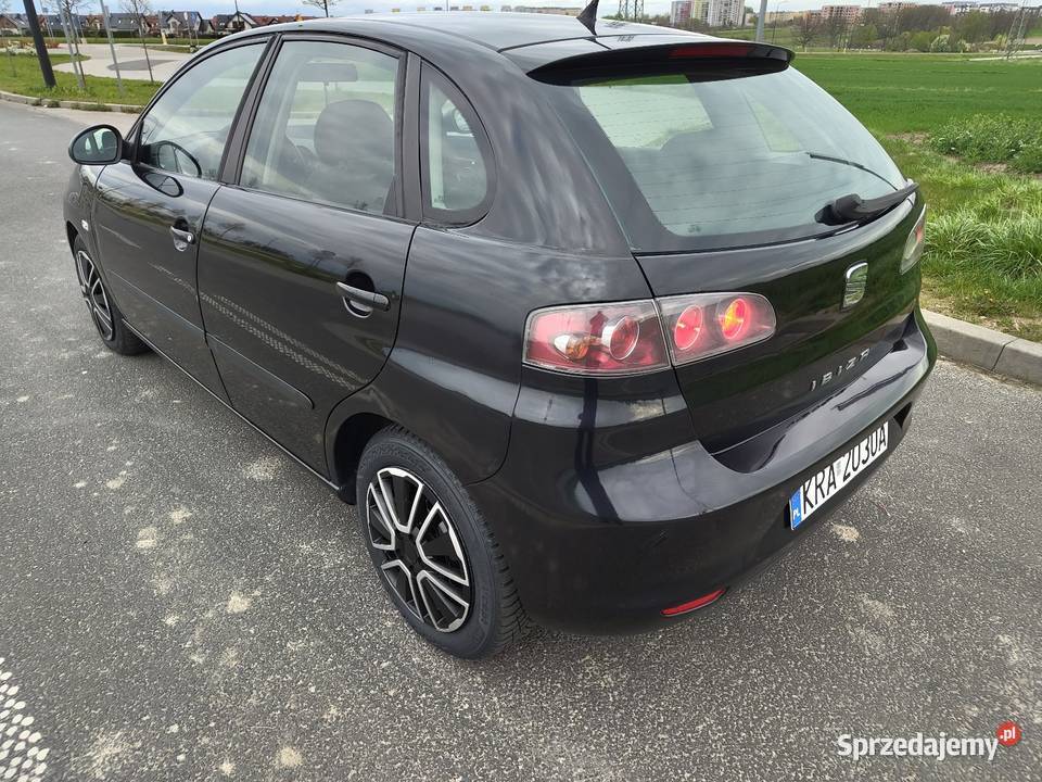 Seat Ibiza LPG GAZ Instalacja gazowa Klima 5 czarny Gliwice sprzedam
