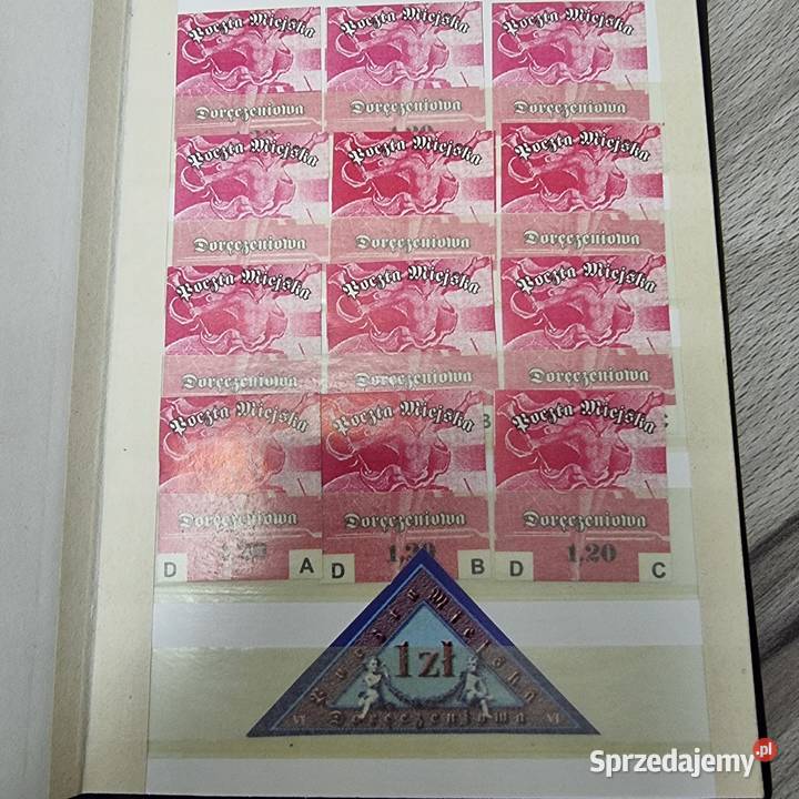 Komplet Zestaw Album 8 x 12 Poczta Miejska Sosnowiec