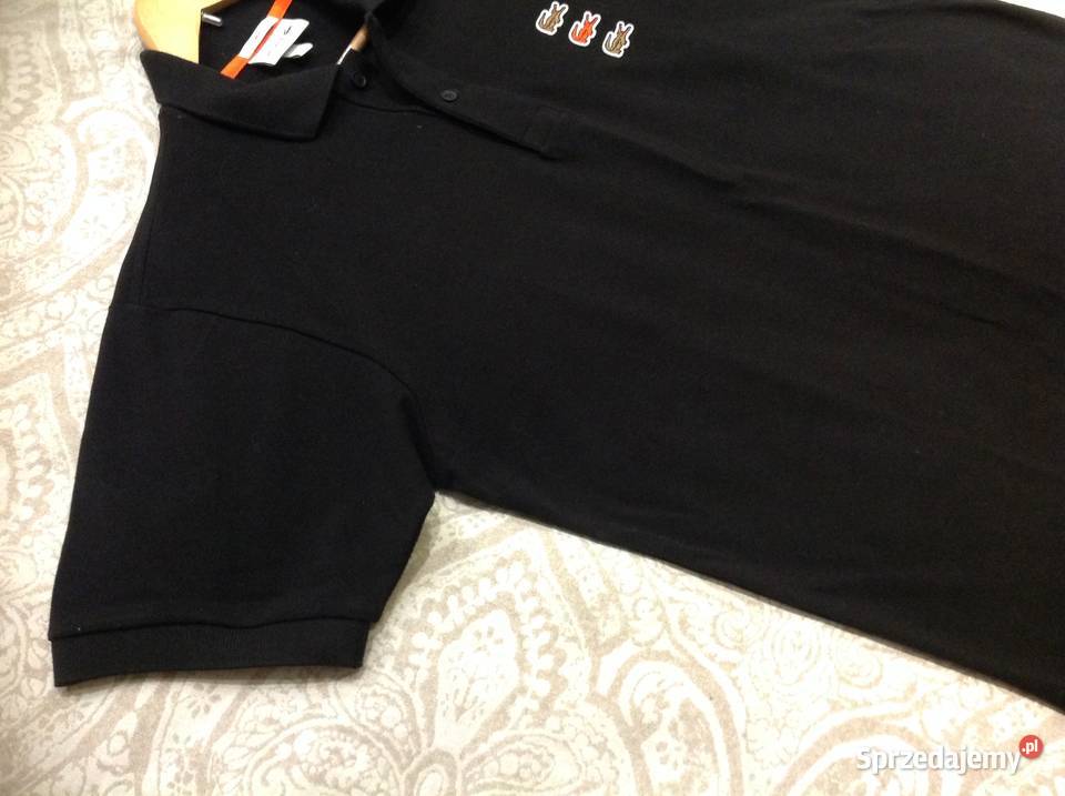 Koszulka Polo Czarna LACOSTE M Unisex NOWA Nowa Sól
