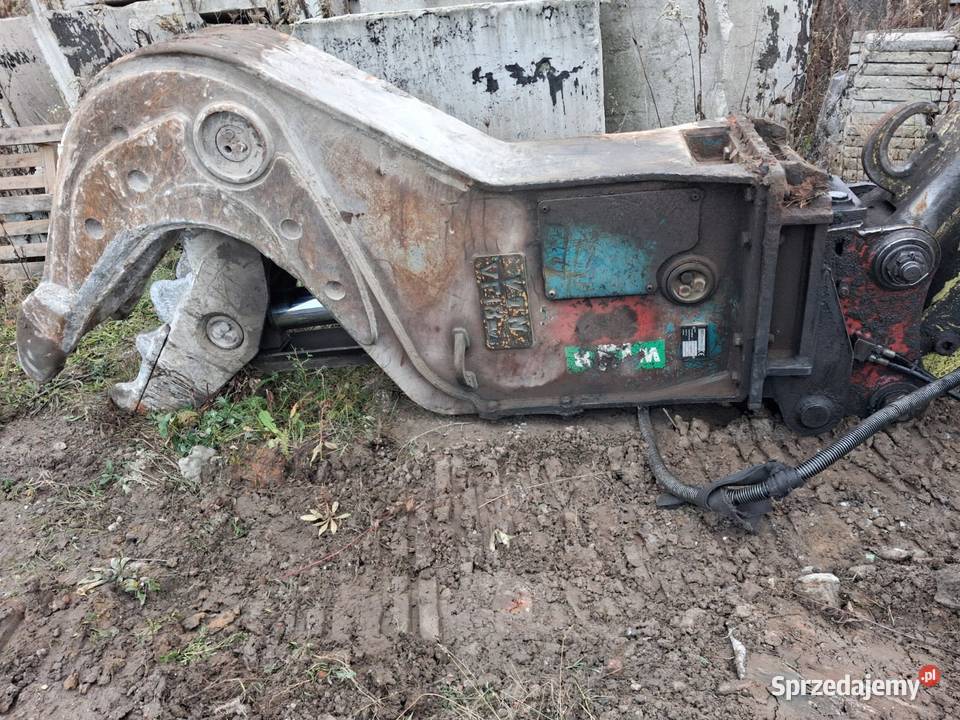 Nożyce wyburzeniowe 25t nożyce hydrauliczne Karczew sprzedam