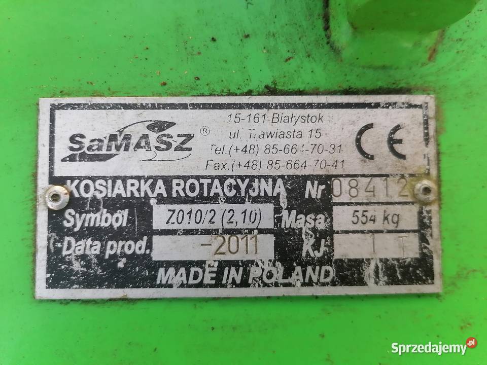 Samasz 210 podlaskie Wysokie Mazowieckie