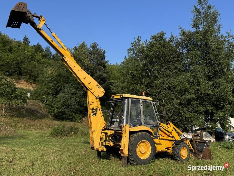 JCB 3CX 4x4 Teleskop Szybkozłącze Krokodyl Widły Sanok