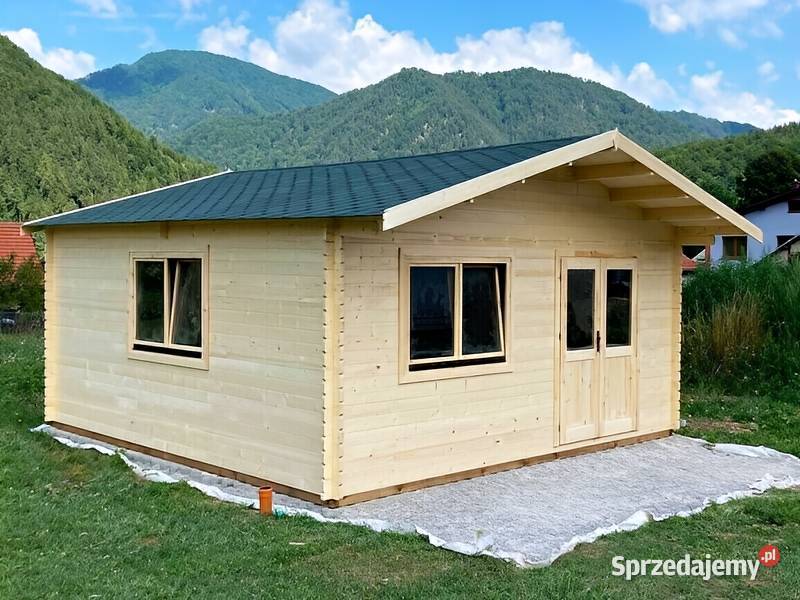 DOMEK Z BALI VENTA 6x6 ŚWIERK 44mm LETNISKOWY Domki narzędziowe Parzymiechy