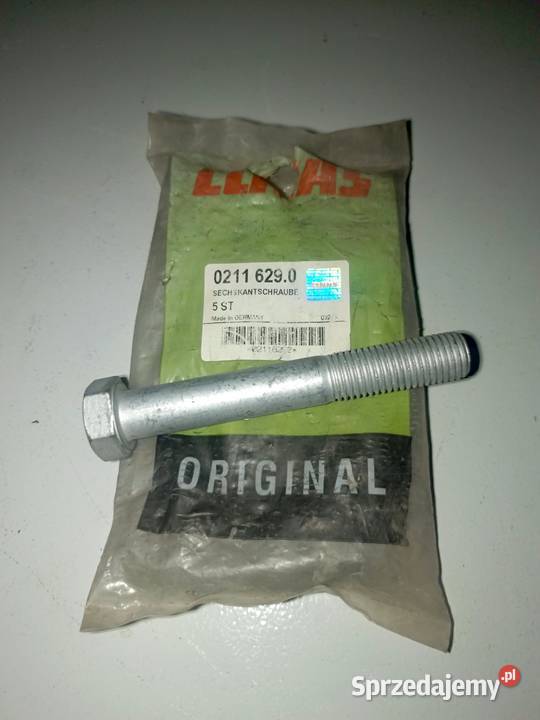 Śruba Oryginał Claas kpl 5 02116290 211629 podlaskie Kuźnica