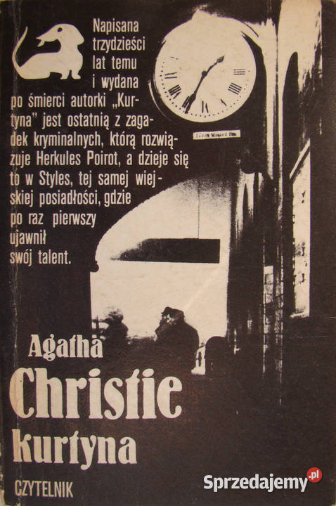 KURTYNA Agatha Christie Książki i Podręczniki Limanowa