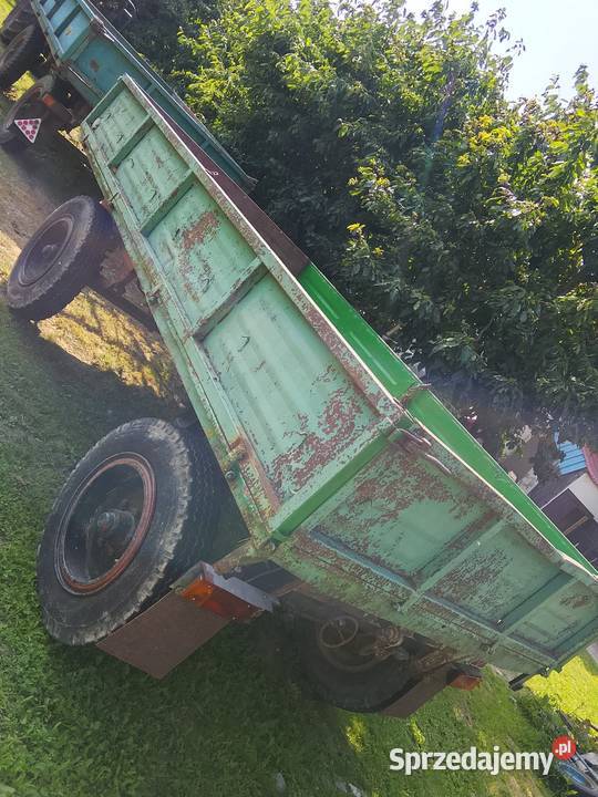 Przyczepy rolnicze D46 sztywne Nie wywrotki nieuszkodzony kujawsko-pomorskie Brodnica