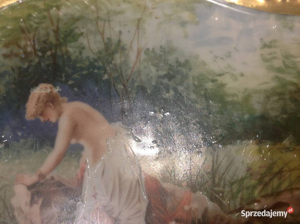 Patera Stara Fransuska Porcelana Betoule Legrand biały