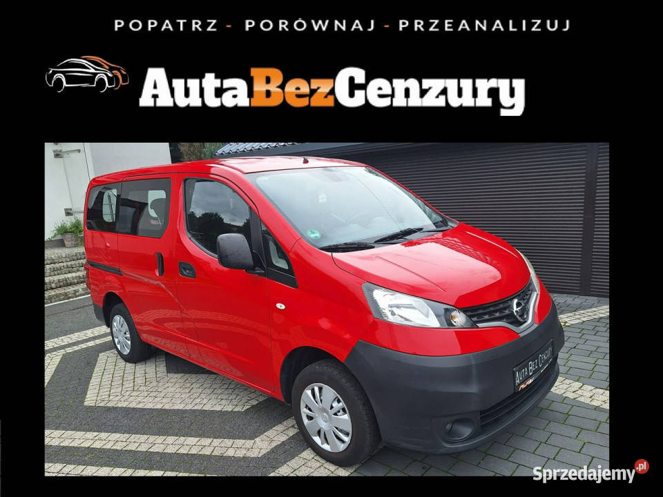 Nissan NV200 16i 110 Evalia Premium Klima Kamera nieuszkodzony Nissan Mysłowice sprzedam