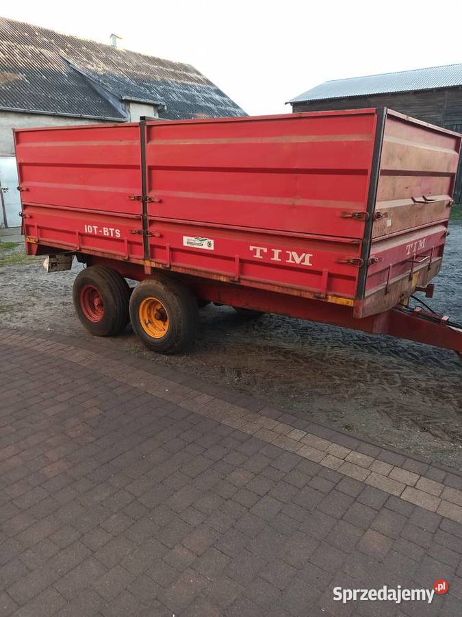Przyczepa na tandemie TIM 10T Wąbrzeźno
