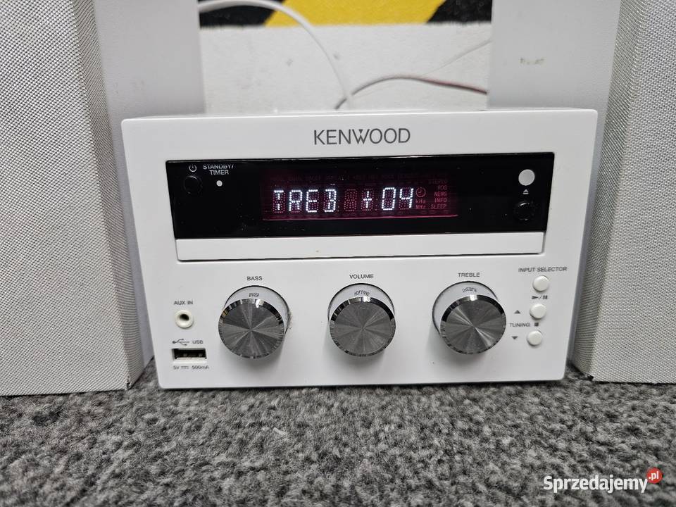 Wieża Kenwood M616 USB CD iPod biała Wieże i miniwieże Kraków sprzedam