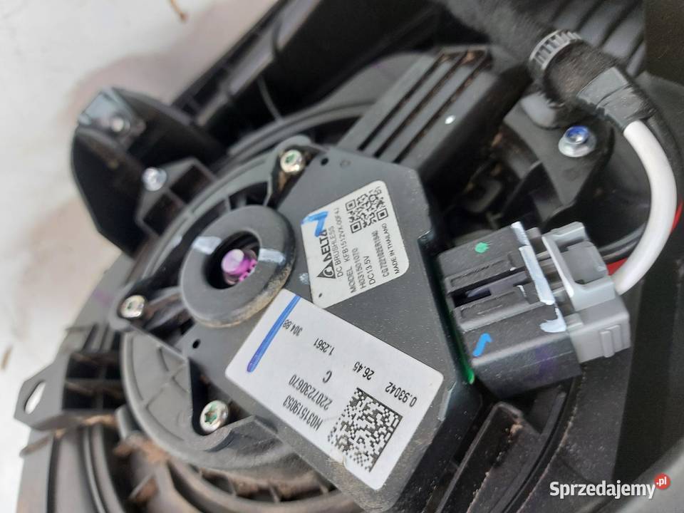 TESLA MODEL Y 2022r nagrzewnica dmuchawa obudowa Wentylacja