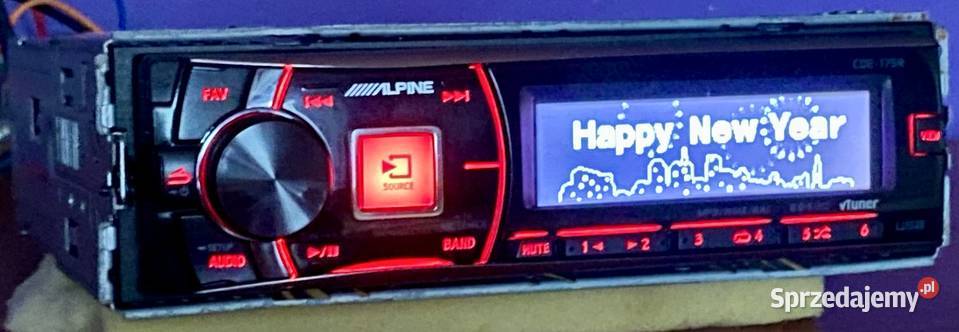 Alpine CDE175R DSP I USBAUXCD I Wysoki model Kępno