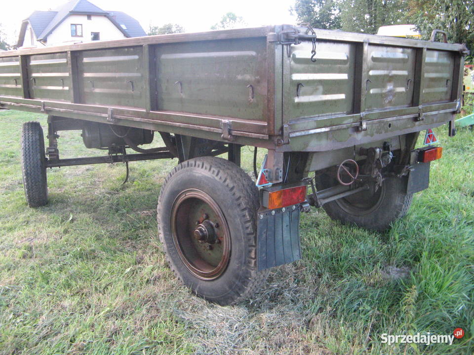 przyczepa d 46 z zasobów wojska cała w orginale mazowieckie Garwolin