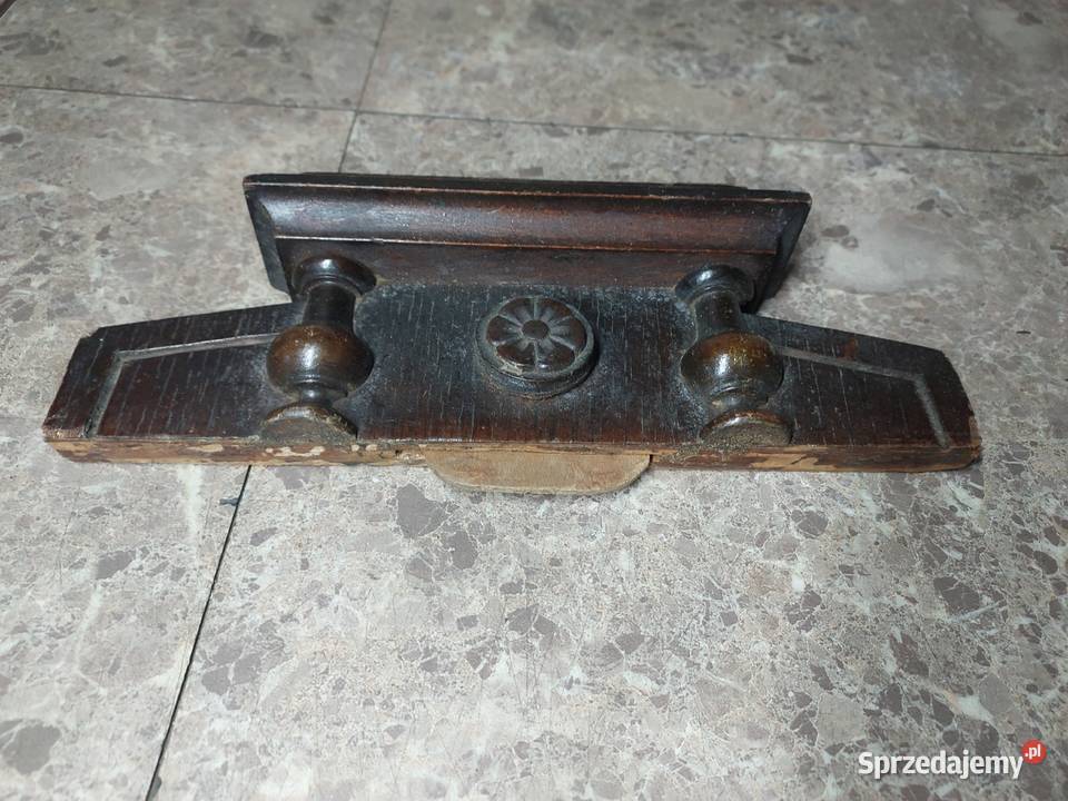 36 mała korona starego zegara szer 21 wys 7 Tczew