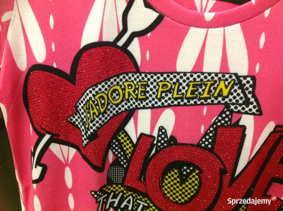 Koszulka Damska PHILIPP PLEIN SM NOWA różowy Nowa Sól