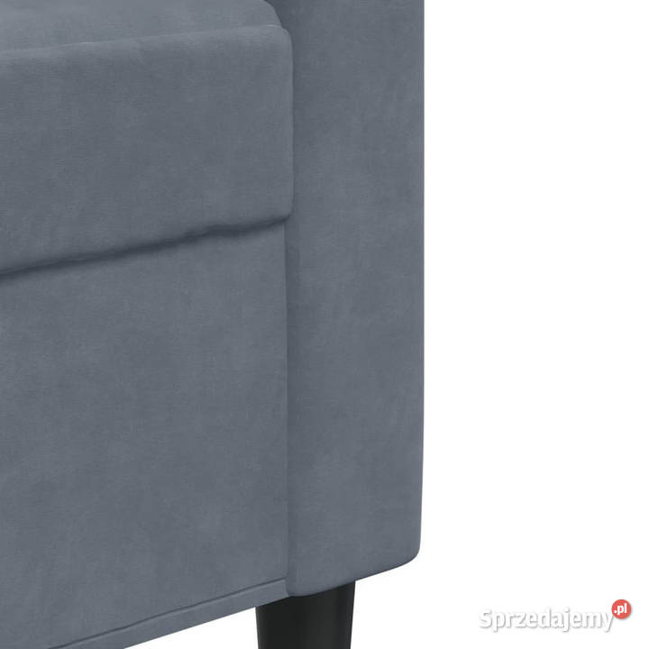 Sofa 2osobowa ciemnoszary 140 tapicerowana Warszawa