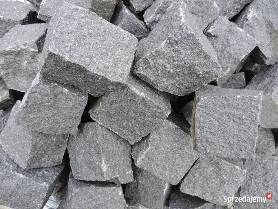 Kostka Czerwona VANGA 811 Granit czerwony czarny Pozostałe Oświęcim sprzedam