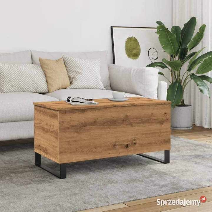 Stolik kawowy dąb artisan 90x445x45 WM857443 mazowieckie Warszawa