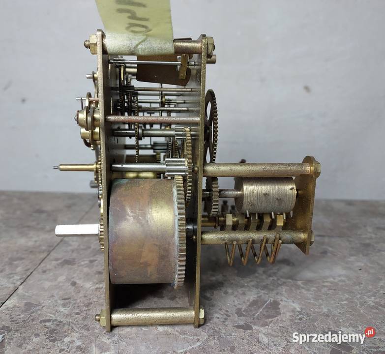 M140 Mechanizm starego zegara Lauffer W1 Antyki Tczew