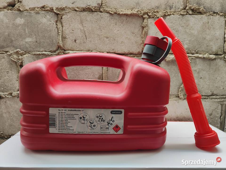 pressol kanister 5L z elastycznym lejkiem na Lublin