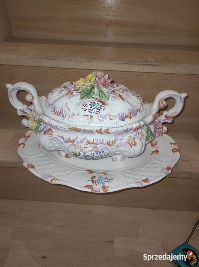 waza porcelana włoska Porcelana i szkło Fałków