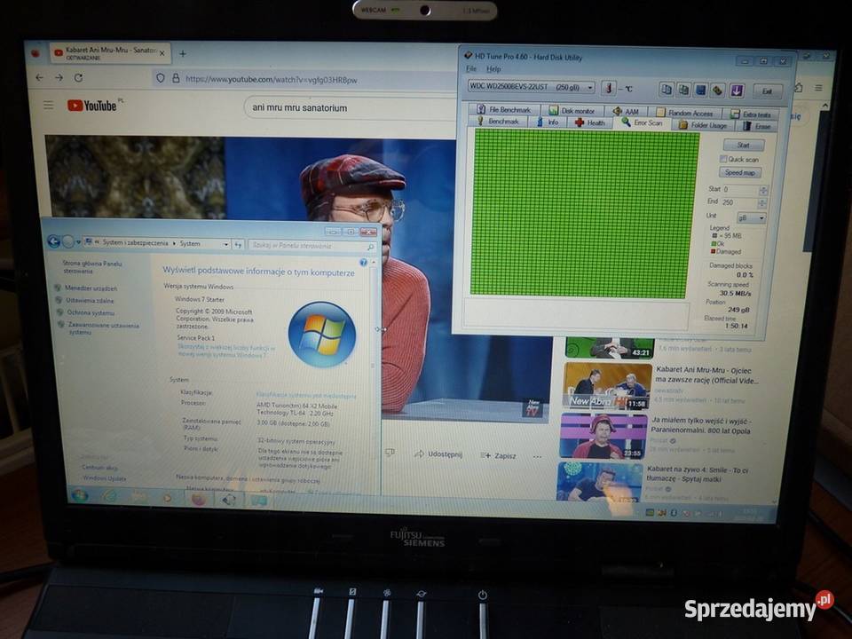 Laptop AMILO Xa 2529 17 AMD TL64 22GHZ3GB250GB mazowieckie Warszawa