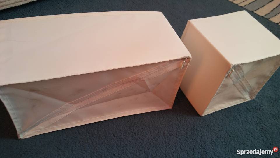 komplet pojemników 2 sztuki białe IKEA wielkopolskie Poznań