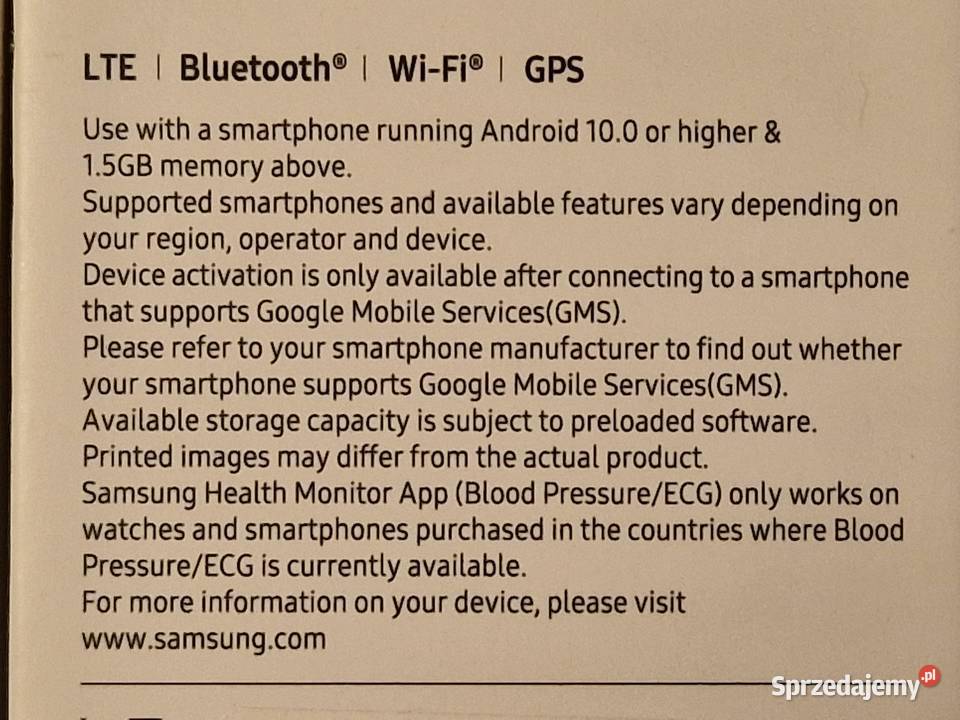 Smartwatch SAMSUNG Galaxy Watch 6 SMR945F 44mm Pozostałe Ostrów Mazowiecka