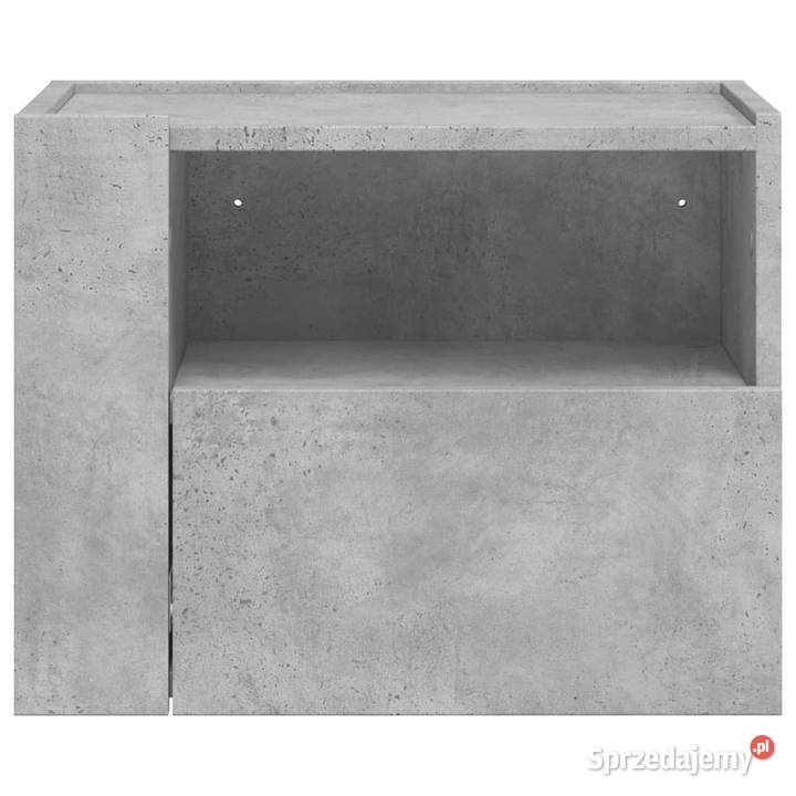Wisząca szafka nocna szarość betonu 45x30x35 mazowieckie Warszawa