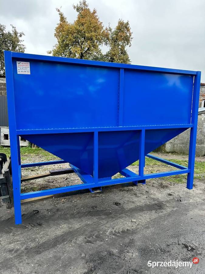 Kosz zasypowy paczkarka Zasobnik Bufor łódzkie Niedrzew Pierwszy sprzedam