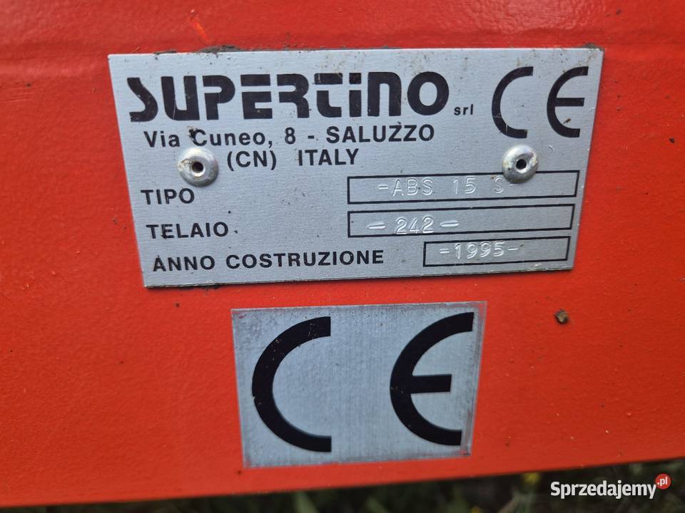 Owijarka samozaładowcza Supertino ABS 15s 150 nieuszkodzony