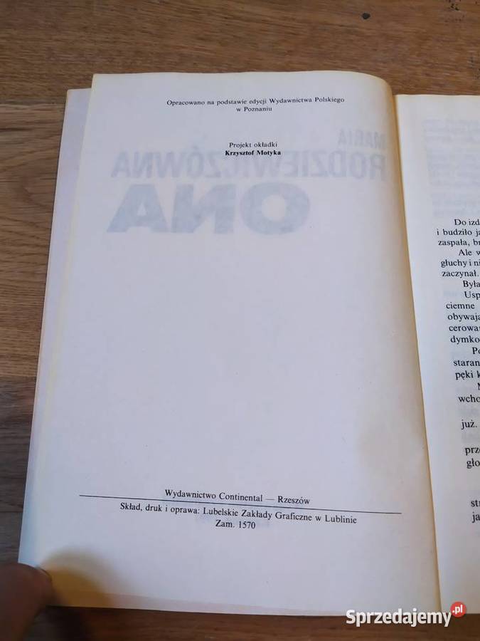 Ona Maria Rodziewiczówna Proza i poezja