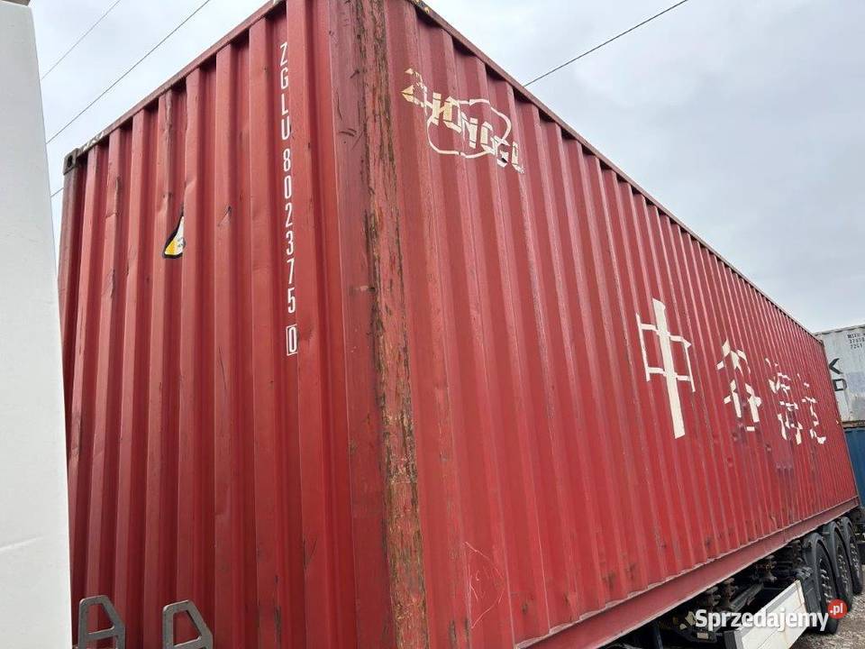 Kontener morski magazynowy budowlany 40 HC 12m sprzedam