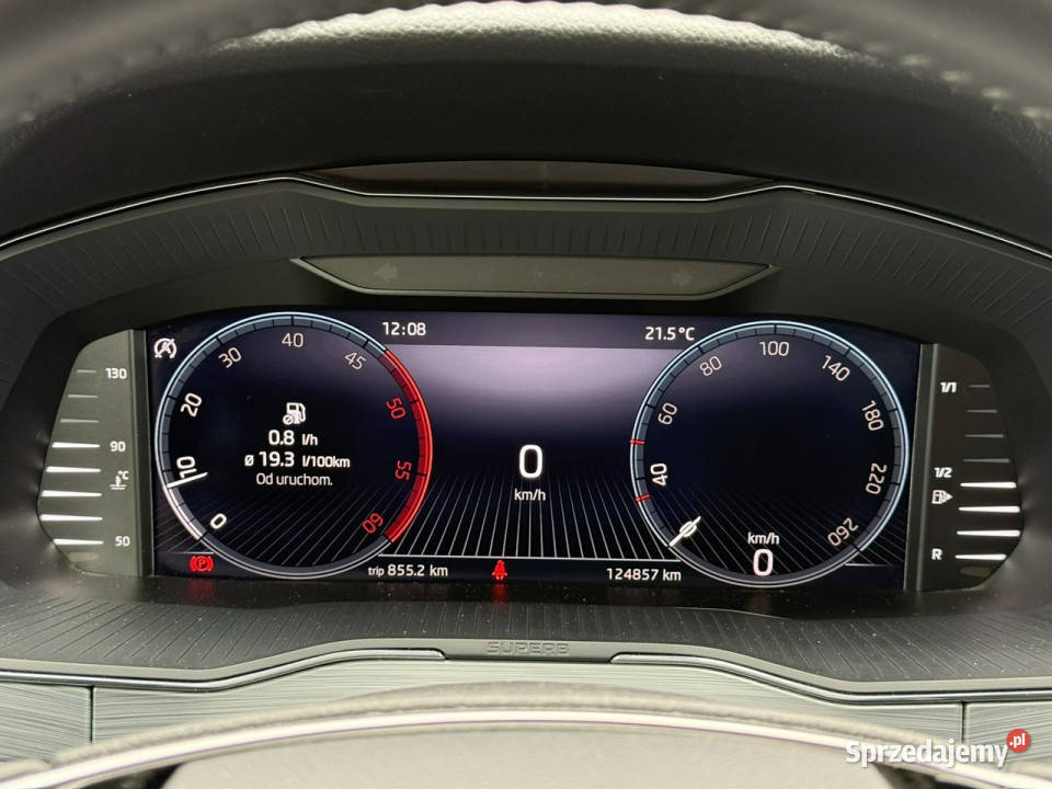 koda Superb 20 TDI 150 2022 Ambition wirtualne lakier metallic Wrocław