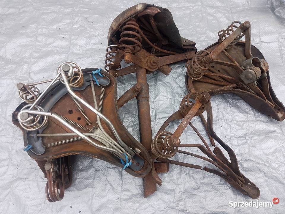 Stare siedzenia do zabytkowy rower warmińsko-mazurskie Milejewo