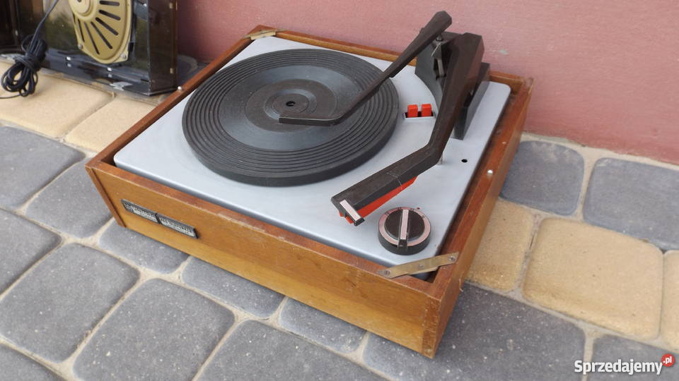 Stary gramofon unitra głośniki colorofon Grodziczno