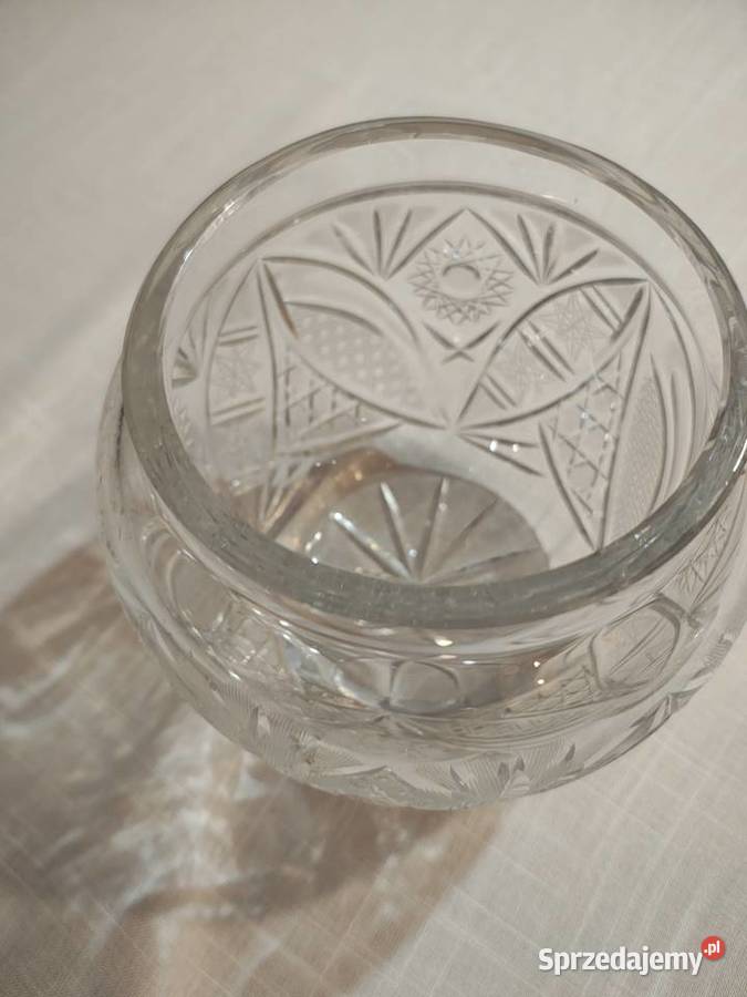 Bombonierka kryształowa duza Słupca