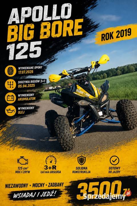 Apollo Big Bore 125 Kossobudy sprzedam