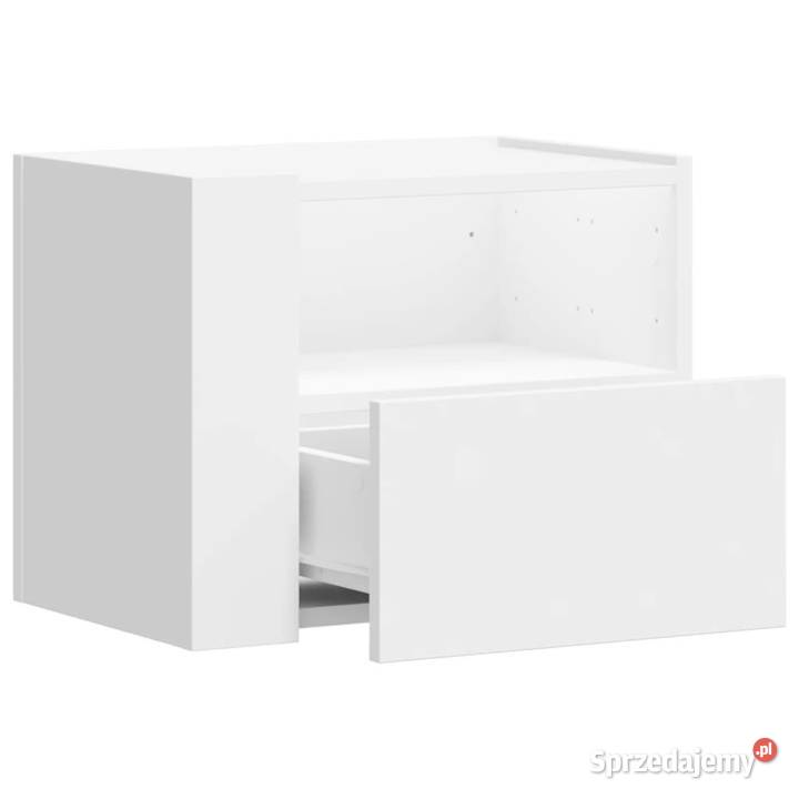 Wisząca szafka nocna biała 45x30x35 WM848311 Nocne Warszawa sprzedam