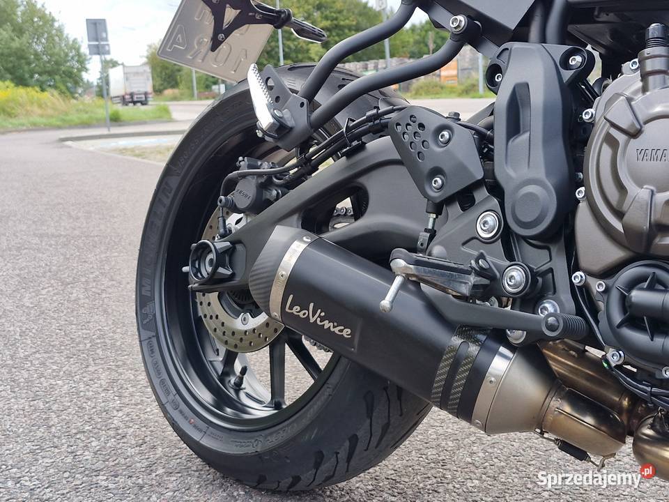 Yamaha XSR 700 wydech LV One EVO BLACK EDITION elektryczny starter